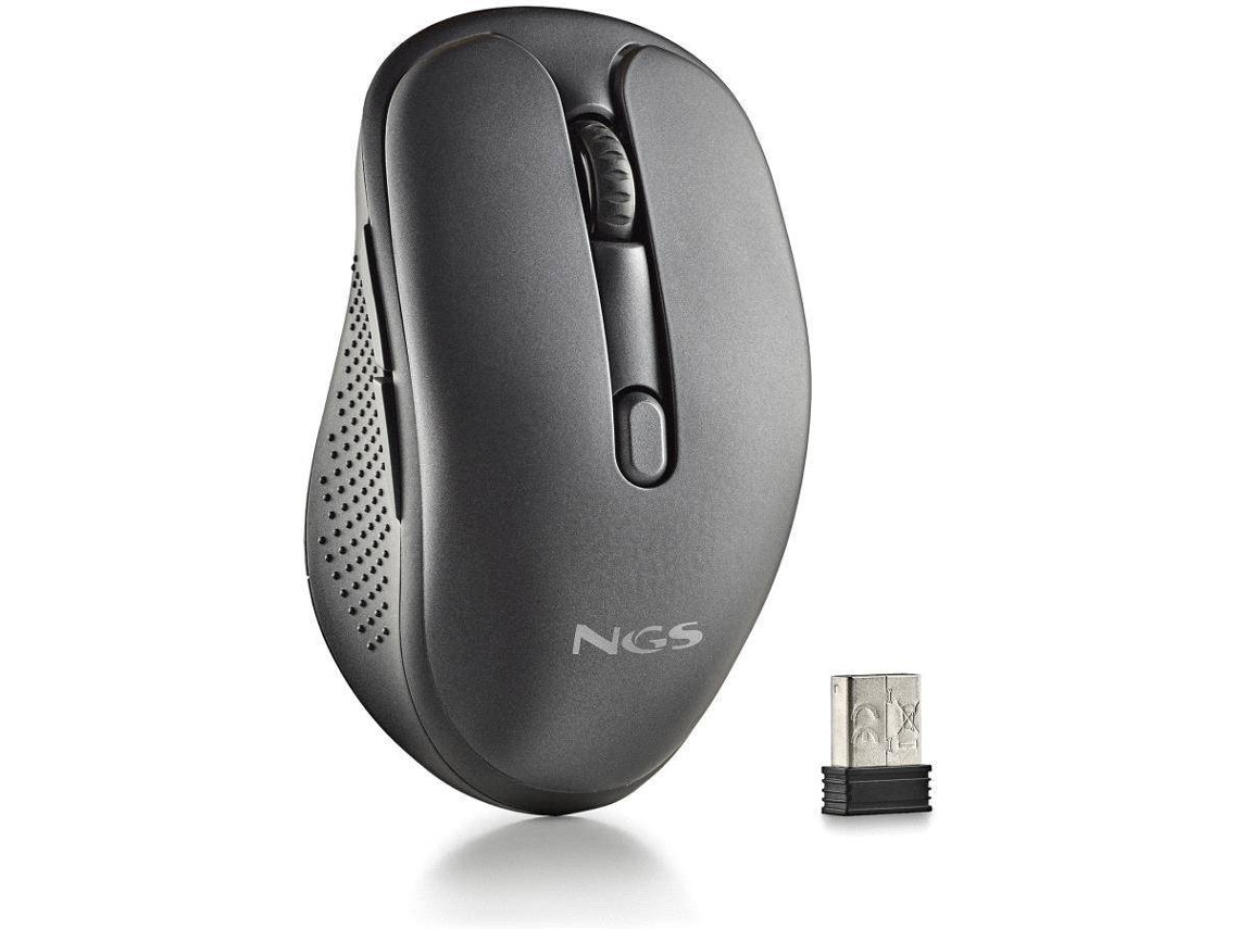 Rato NGS Evo Rust (Wireless - 1600 dpi - Preto)