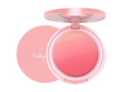 Blush em pó matte para maquiagem facial, blush cosmético.