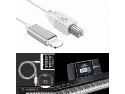 Cabo Conversor Usb 2.0 De Teclado Midi Lightning Para Tipo B Para Iphone 7 8 X Ipad Aquaforge