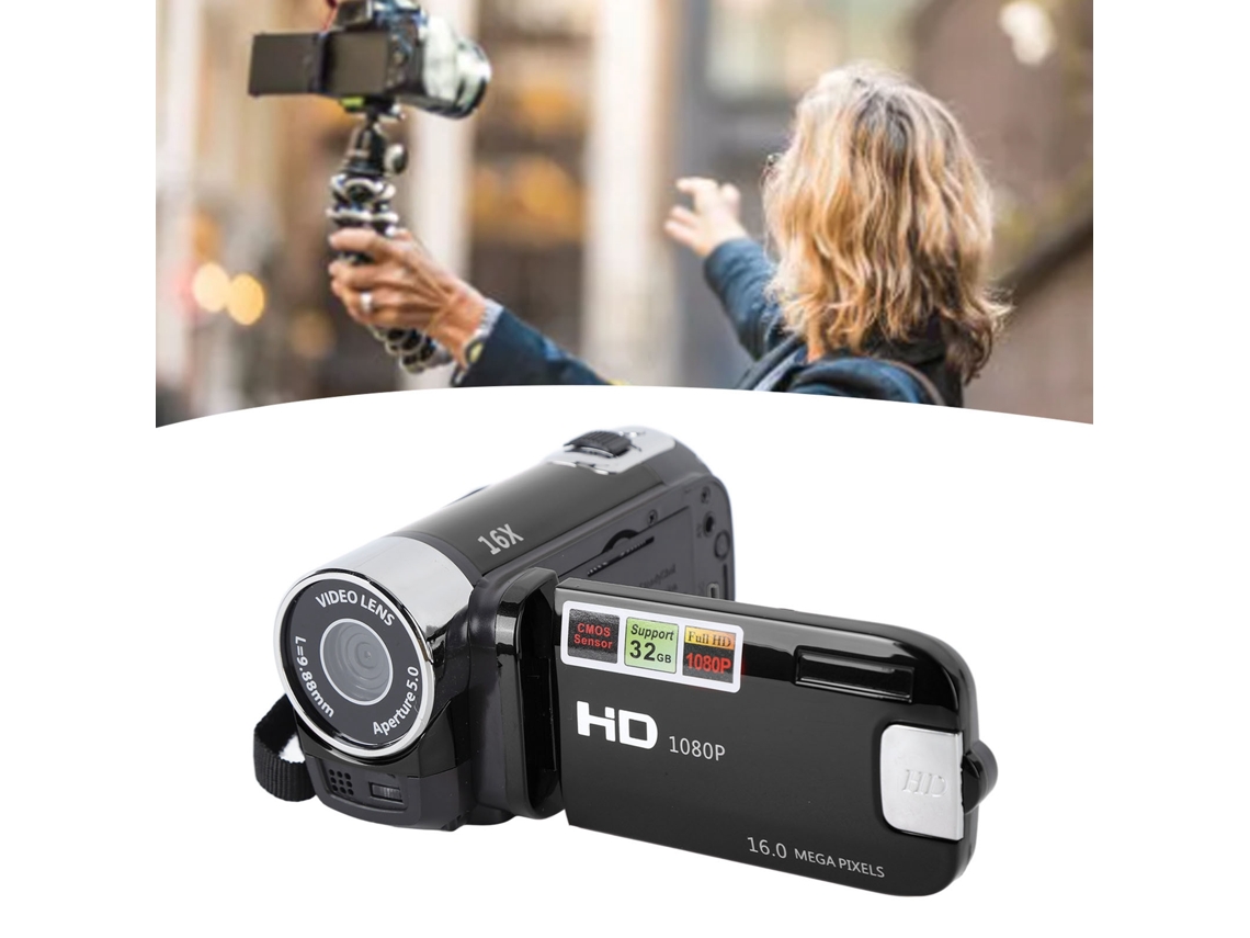 Câmera Dv 4k 48mp, Tela Tft Giratória De 2,7 Polegadas, Zoom Digital De 16x, Filmadora Com Cabo Usb Brilvibera
