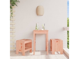 Bancos De Jardim 2 Pcs 40x36x45 Cm Madeira De Douglas Maciça Dkd Home Decor