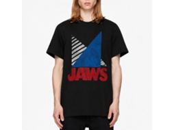 Rockinstone Jaws Movie Tri Black Adult T-shirt Size:xxl