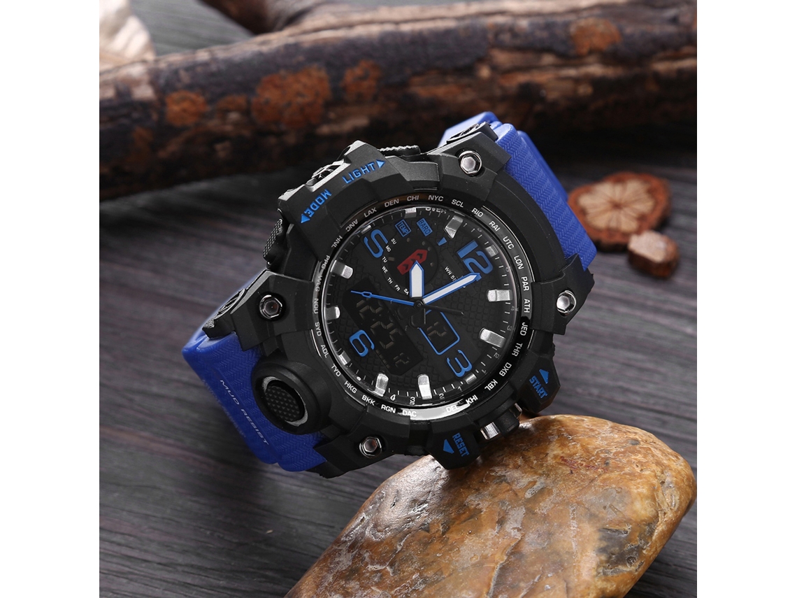 Reloj Deportivo Smael Multifuncional Doble Pantalla Impermeable Electrónico