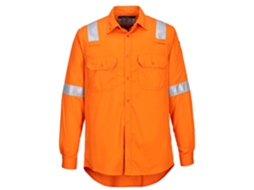 Camisa Leve Resistente A Chamas E Antiestática Laranja / S