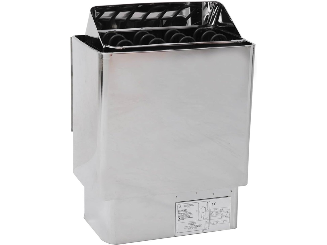 Aquecedor Elétrico para Sauna, Aquecedor Elétrico de 6000w para Sauna, Aquecedor de Aço para Sauna Seca e Úmida SFUSHOS