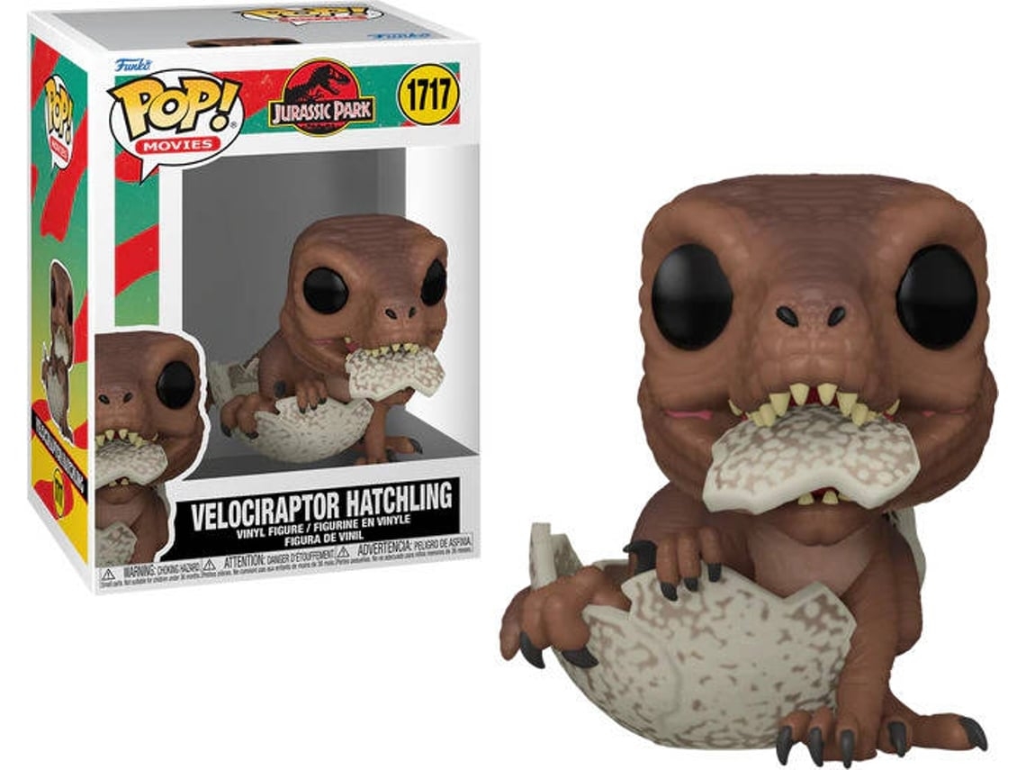 Figura FUNKO Pop! Movies: Jurassic Park Hatchling - Velociraptor (Outlet Caixa Aberta - Possível Chase)