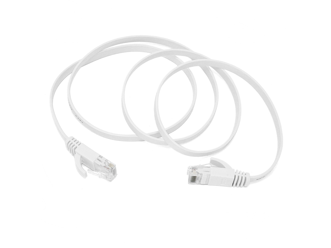Cabo Ethernet Cat6 Flat De 1 Metro De Cobre