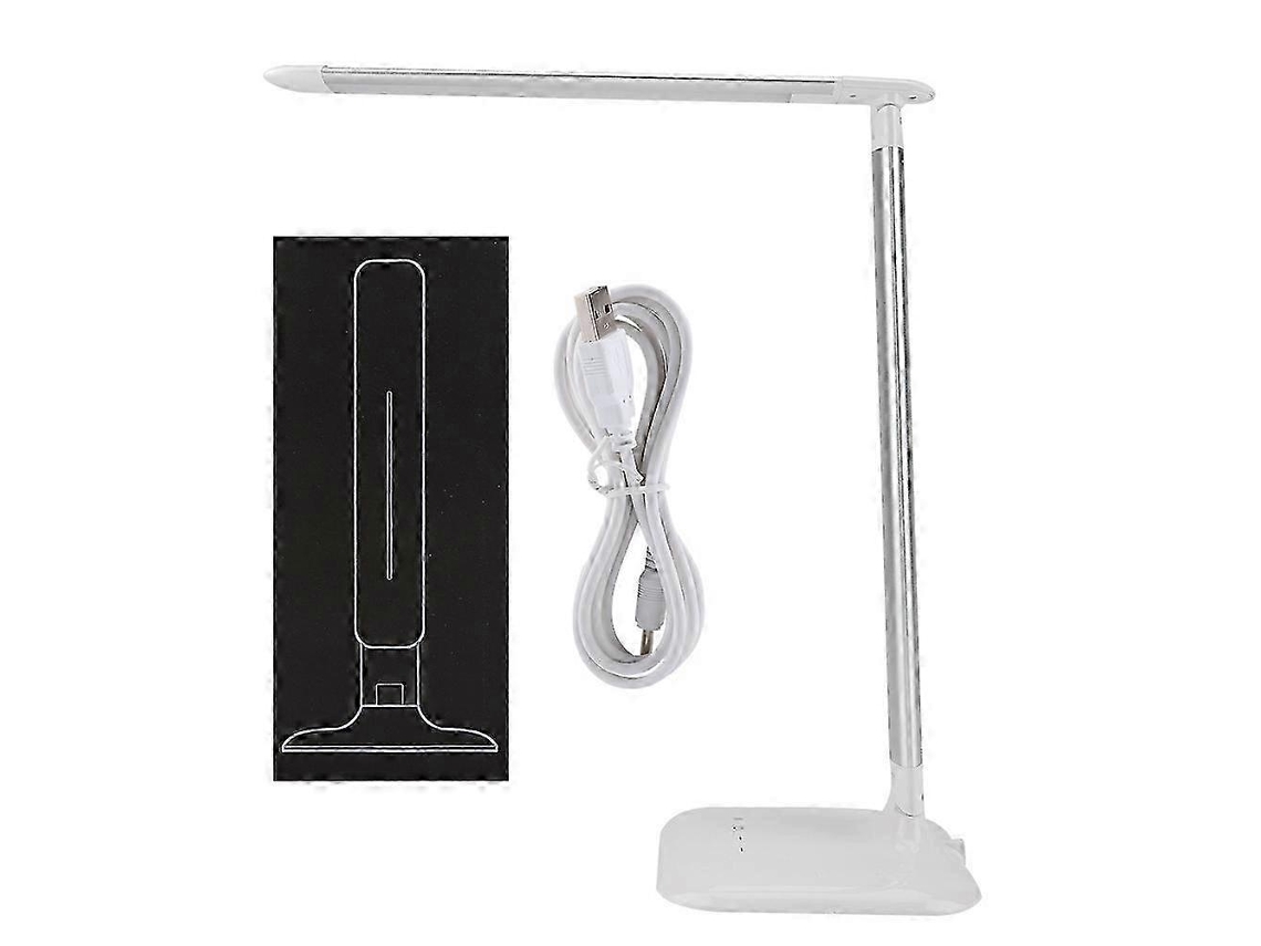 Dimmable Touch Led Desk Lamp, Brightness Adjustable, Foldable (silver) Szrh A-s