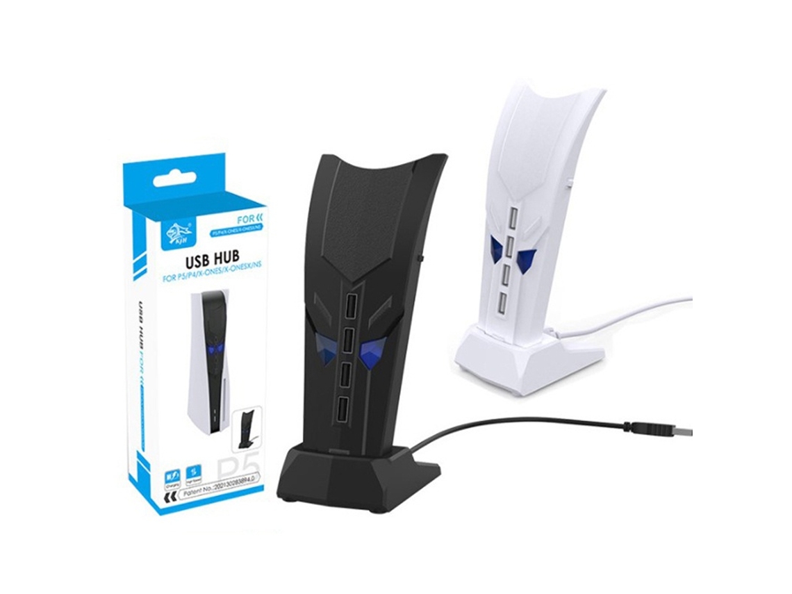 Hub Usb, Não Especificado, 4 Portas, 2 Usb-c, Abs, Preto, Para Dispositivos Usb