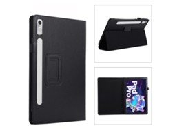 Capa De Couro Halinuia Textura Lichia Com Suporte Triplo, Destinada A Lenovo Tab P11 Pro Gen 2