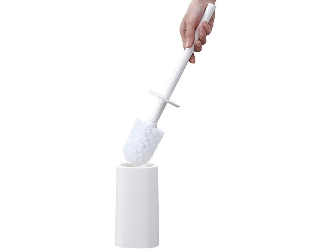 2026 escoba de Inodoro de Pelo Suave Sin Esquinas Muertas, Material Pp Duradero, Diseño Ergonómico, 9*9*39cm