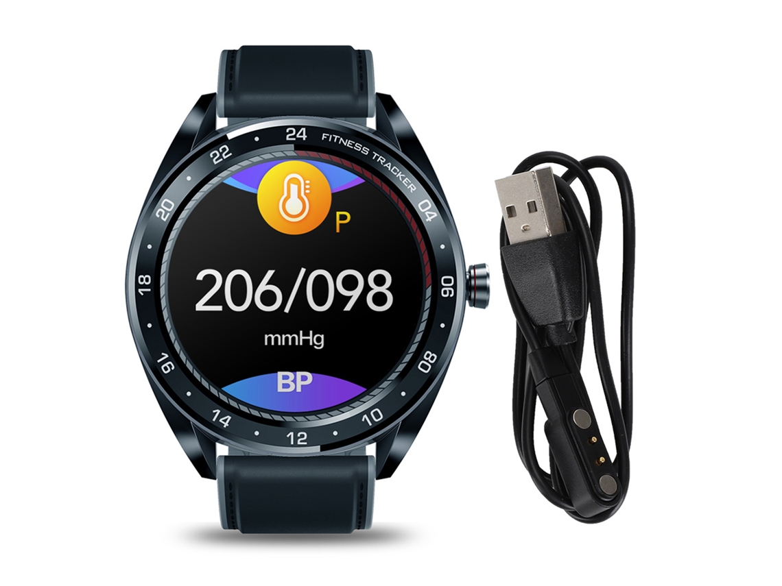 Relógio Zeblaze Neo com tela redonda, monitoramento cardíaco e resistência à água