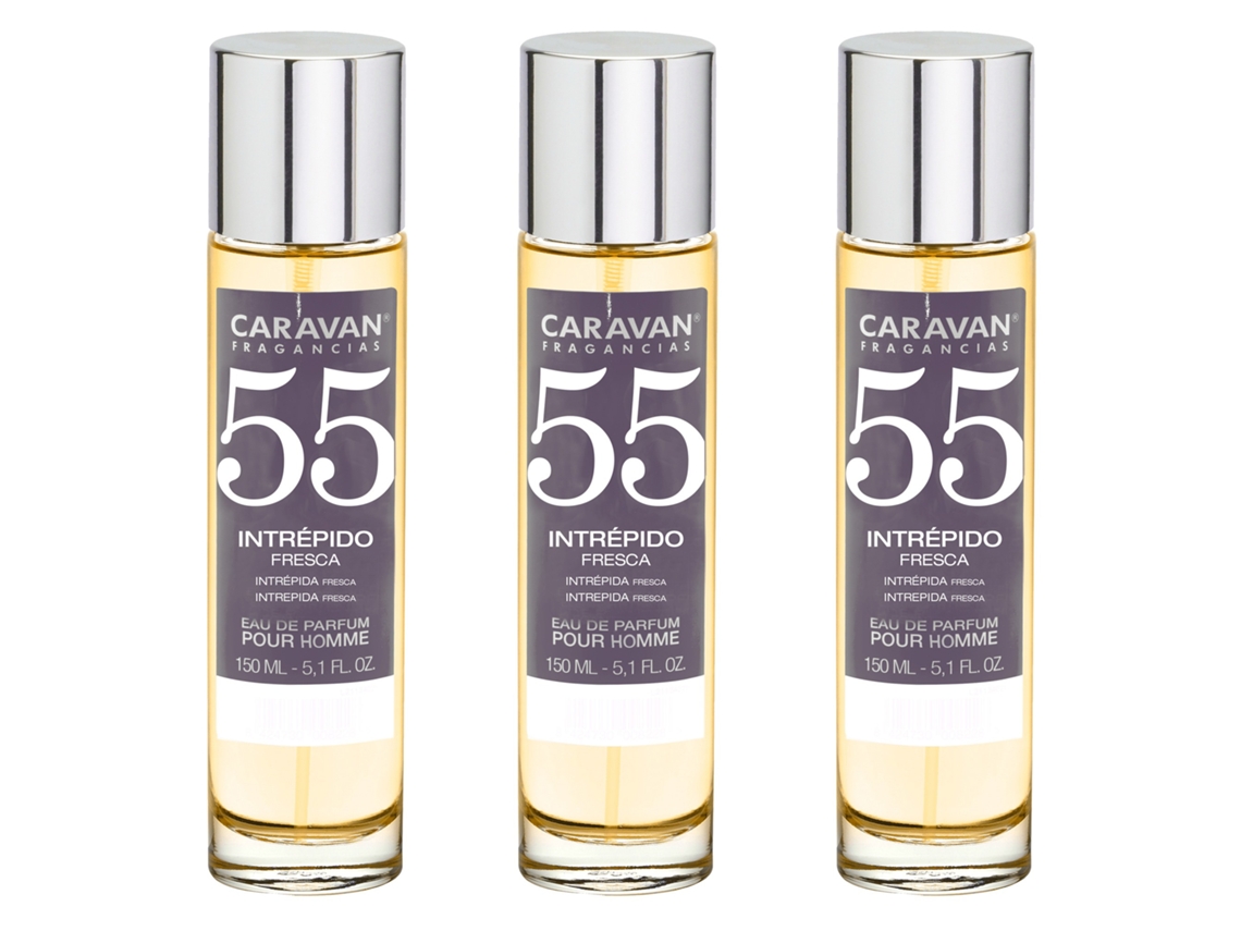 3X CARAVAN Perfume de Homem Nº55 150Ml