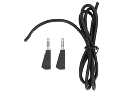 Cabo de teste com plug banana latão pe 4mm para testador de voltagem baterias carros caminhões 30vca 60vdc 19a