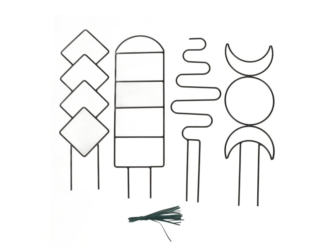 4pcs Suporte de Metal para Plantas S/MARCA