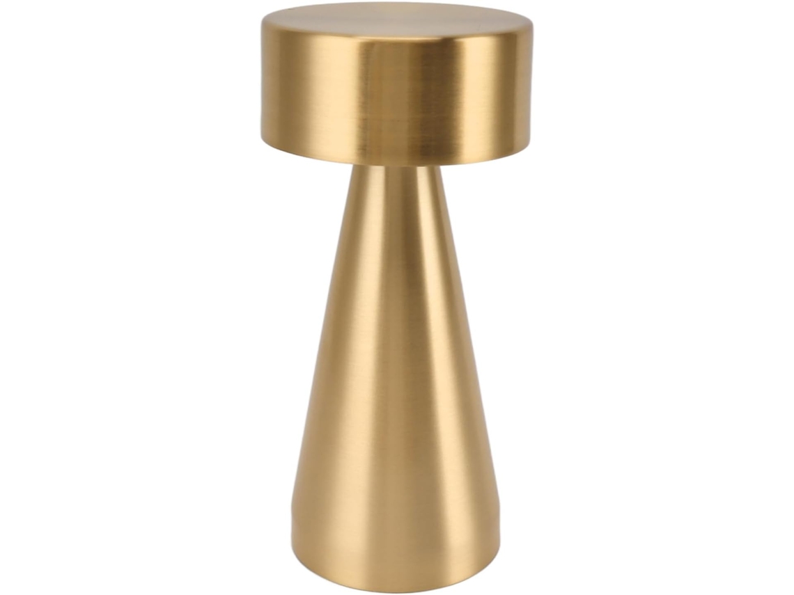 Luminária De Mesa Minimalista Em Metal Com Estilo Industrial E Função Regulagem Contínua Intensidade, Ideal Para Leitura