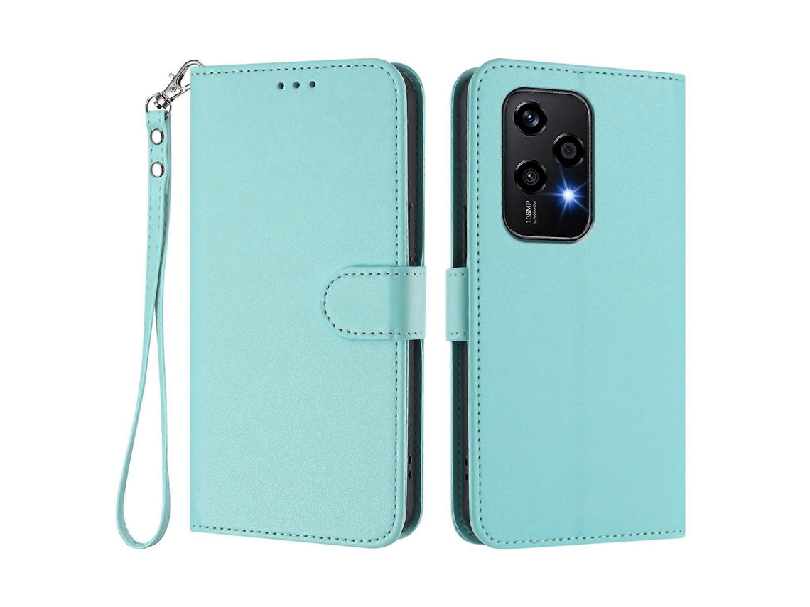 Capa De Couro Com Suporte E Alça De Pulso Para Honor 200 Lite