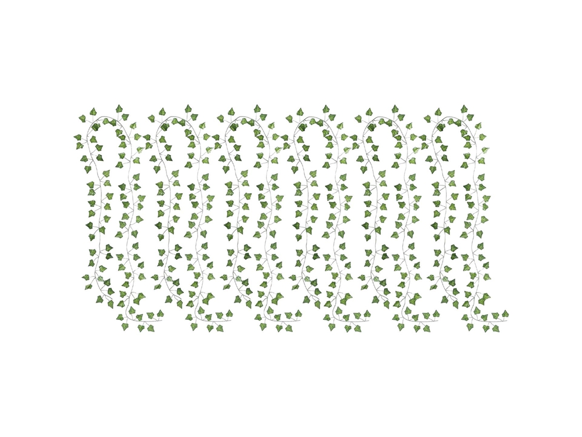 6x Ramos de Plantas Artificiais - Hera