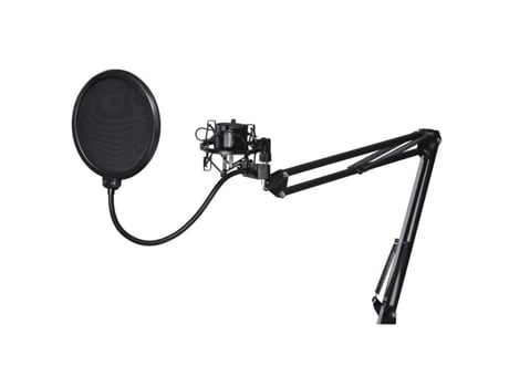 Braço De Microfone Urage Stream 210 Boom Ajustável Filtro Anti Pop Alumínio De Qualidade