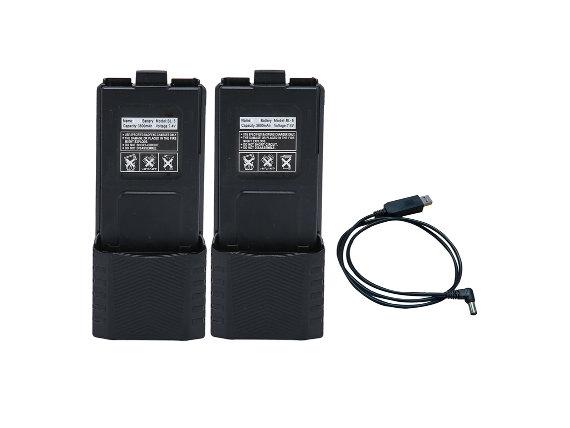 Baterias De àon De Lítio De 3800mah Para Rádios Walkie Talkie, Compatíveis Com Baofeng Bf Uv5r 5ra 5rb 5rc 5rd 5ro 5re. Aquaforge