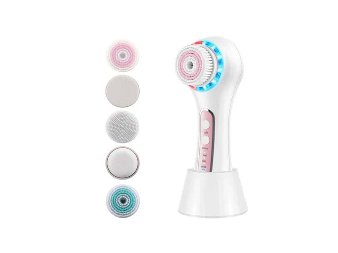 Esfoliante Facial Escova Rotativa Facial Elétrica Para Esfoliação Massagem E Limpeza Profunda Branca Bestvite