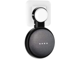 Suporte De Parede Para Google Home Mini/nest Mini (2ª Geração), Inteligente Com Gerenciamento De Cabos Para Sala De Estar, Cozinha. (preto)