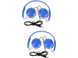 Conjunto De 2 Fones Ouvido Com Fio Para Meninos E Meninas, Ideais Para A Escola Som Estéreo, Ajuste Confortável, Design