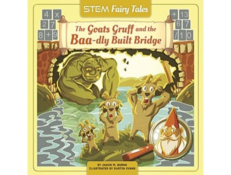 Livro Goats Gruff and the Baadly Built Bridge de Jason M Burns (Inglês - Capa Dura)