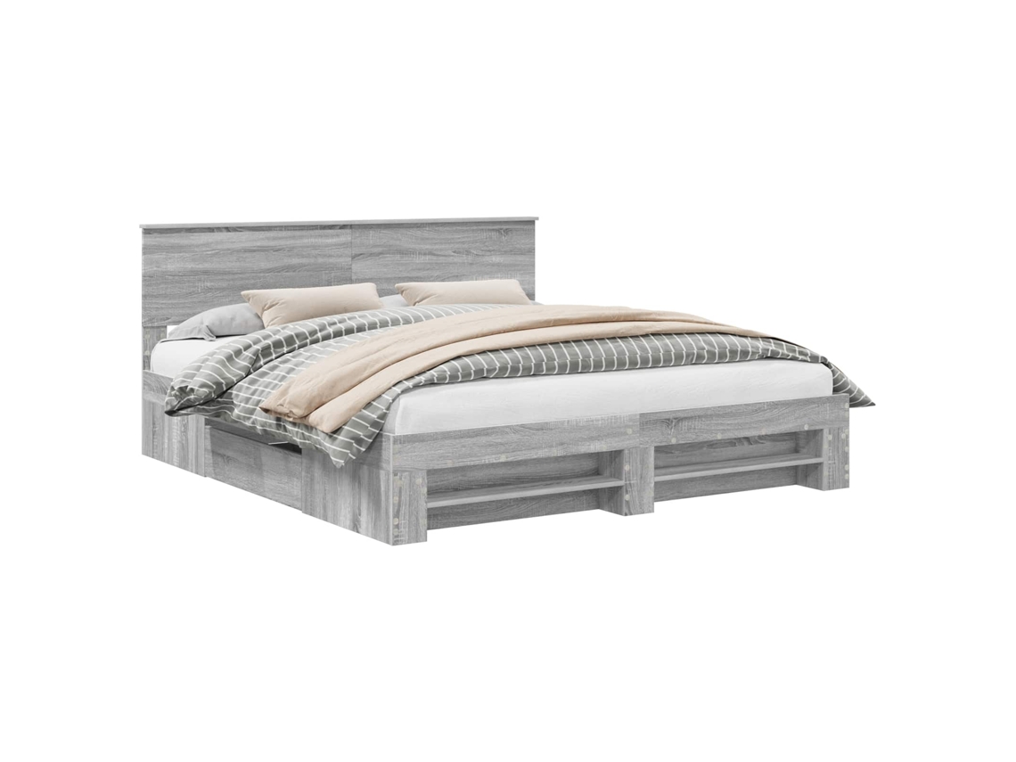 Estrutura de Cama com Cabeceira MAISON EXCLUSIVE (120x200 cm)