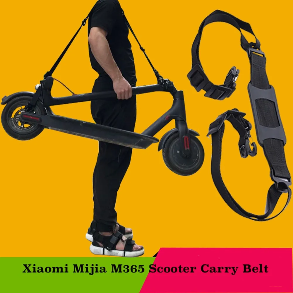 Alça De Ombro Dobrável Para Transporte Patinete, Portátil, Em Nylon, Para Xiaomi M365 Ninebot, Acessórios Para Patinete, Preta