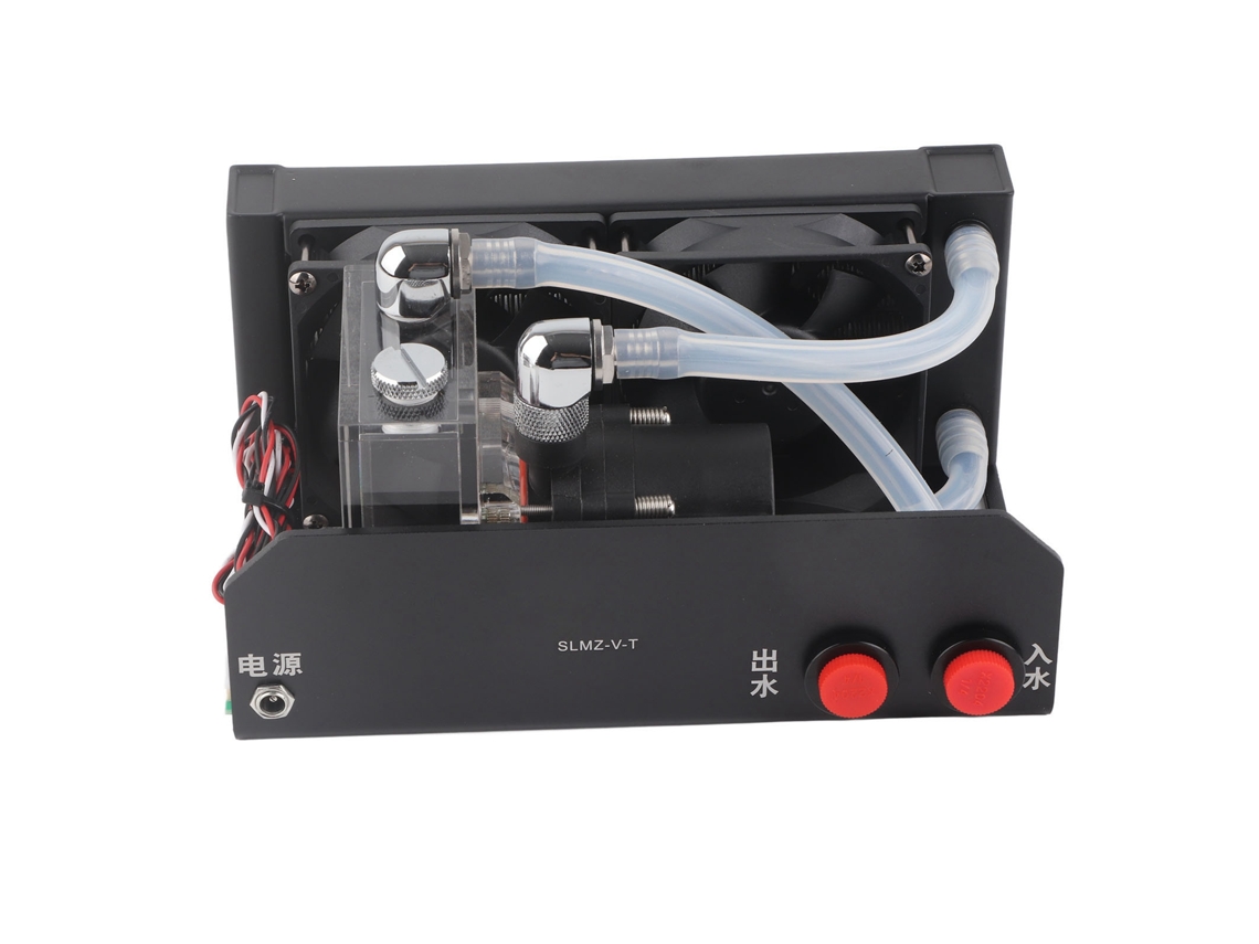 Bomba De Resfriamento Da Cpu 600l/h Com Dois Ventiladores, Roscas G1/4, 4 Pinos, Sistema De Resfriamento Por Água Silencioso
