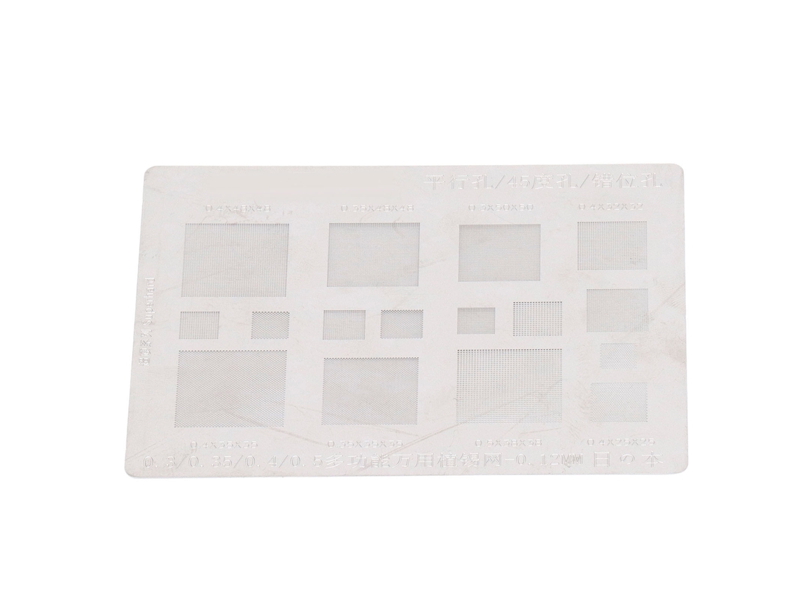 Laxiscreed Estêncil Universal Para Colocar Bolas Bga Em Reparação De Chips De Telefone Móvel