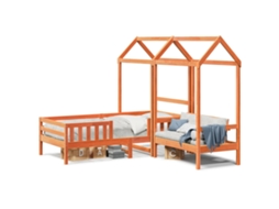 Bed And Bench Set, Bed And Bench Sets Vidaxl Marrom Madeira De Pinho (75 X 190 Cm)