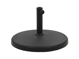 Vidaxl Base De Guarda-sol Redonda Poliresina 19 Kg Preto