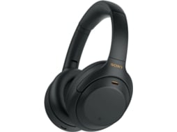 Auscultadores Bluetooth Multipoint SONY WH 1000XM4 (Over Ear - Microfone - Noise Cancelling - Preto)