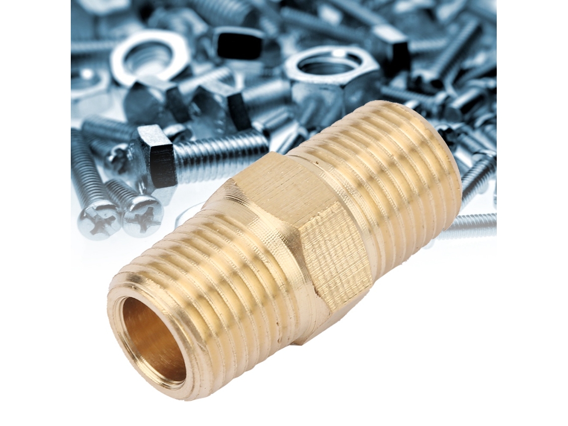 Adaptador De Conexión De Tubo De Latón Hembra Npt 60° Hexagonal (1/8 X 1/8)