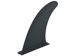 vidaXL Aleta central p/ prancha de SUP 18,3x21,2 cm plástico preto