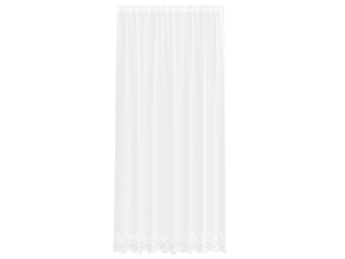 Maison Exclusive - Cortina De Renda Com Cortinas Branco 280 X 200 Cm Poliéster