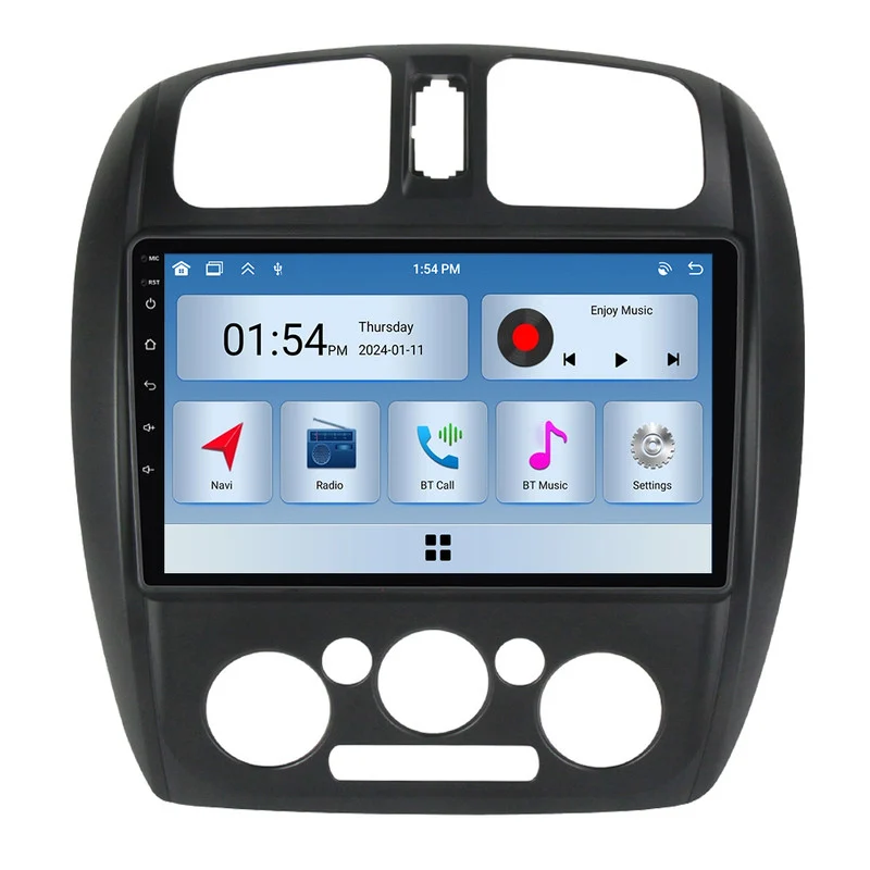 Autorrádio Multimídia Szsmart 6gb Ram 128gb Rom Carplay Para Mazda 323 Bj 2000 2003 Carro Rádio Bluetooth Gps Navegação