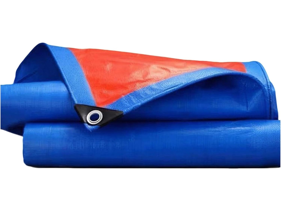 Poly Tarp 7 * 8m Multipurpose Protective Cover, Lightweight, Durable, Waterproof, Weather Proof Blue 2 * 2m