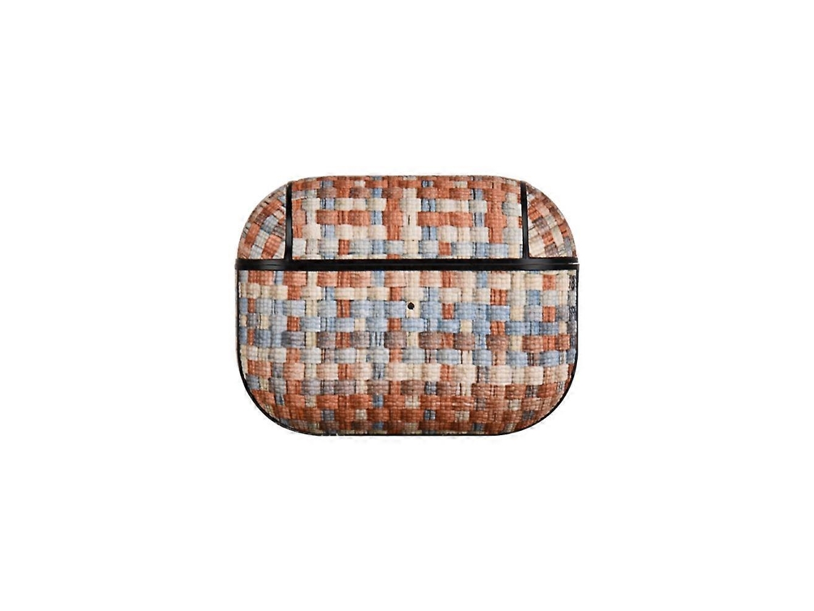 Capa para Fones de Ouvido Airpods Pro 2 em Preto Trançado. GIECY