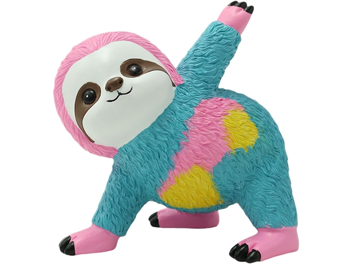 Estátuas de Yoga Coloridas Escultura de Animal em Resina Figura Decorativa para Mesa, Casa, Festa, Feriado, Lareira CHABERLU