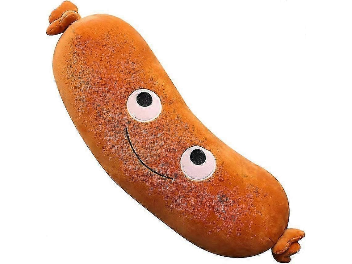 Almofada De Pelúcia Salsicha Comida Brinquedo Macio Desenho Animado Crianças 7 Polegadas