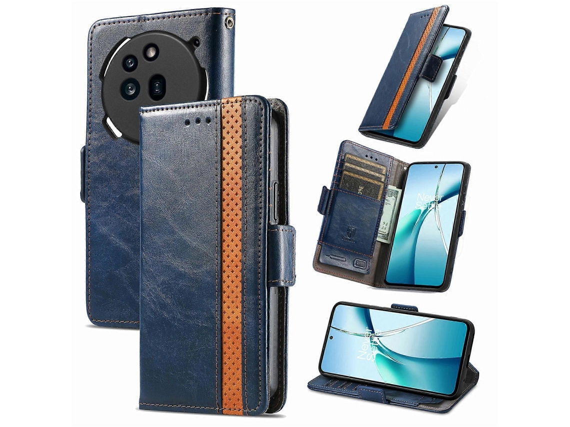 Capa De Couro Caseneo Com Fecho Magnético Duplo Para Iphone 3a Pro