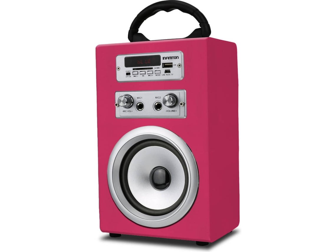 Coluna INFINITON Karaoke K8 Rosa