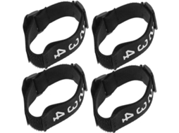 Pulseiras numeradas para árbitros, acessórios de futebol, 4 unidades, nylon e plástico, fácil identificação durante os jogos.
