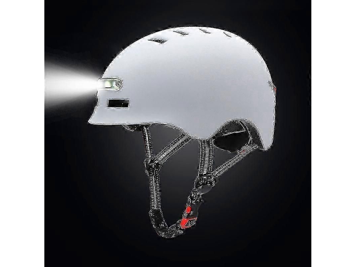 Capacete de Ciclismo e Motocicleta com Luz de Advertência Iluminada para Adultos e Crianças. TAISHENGDA