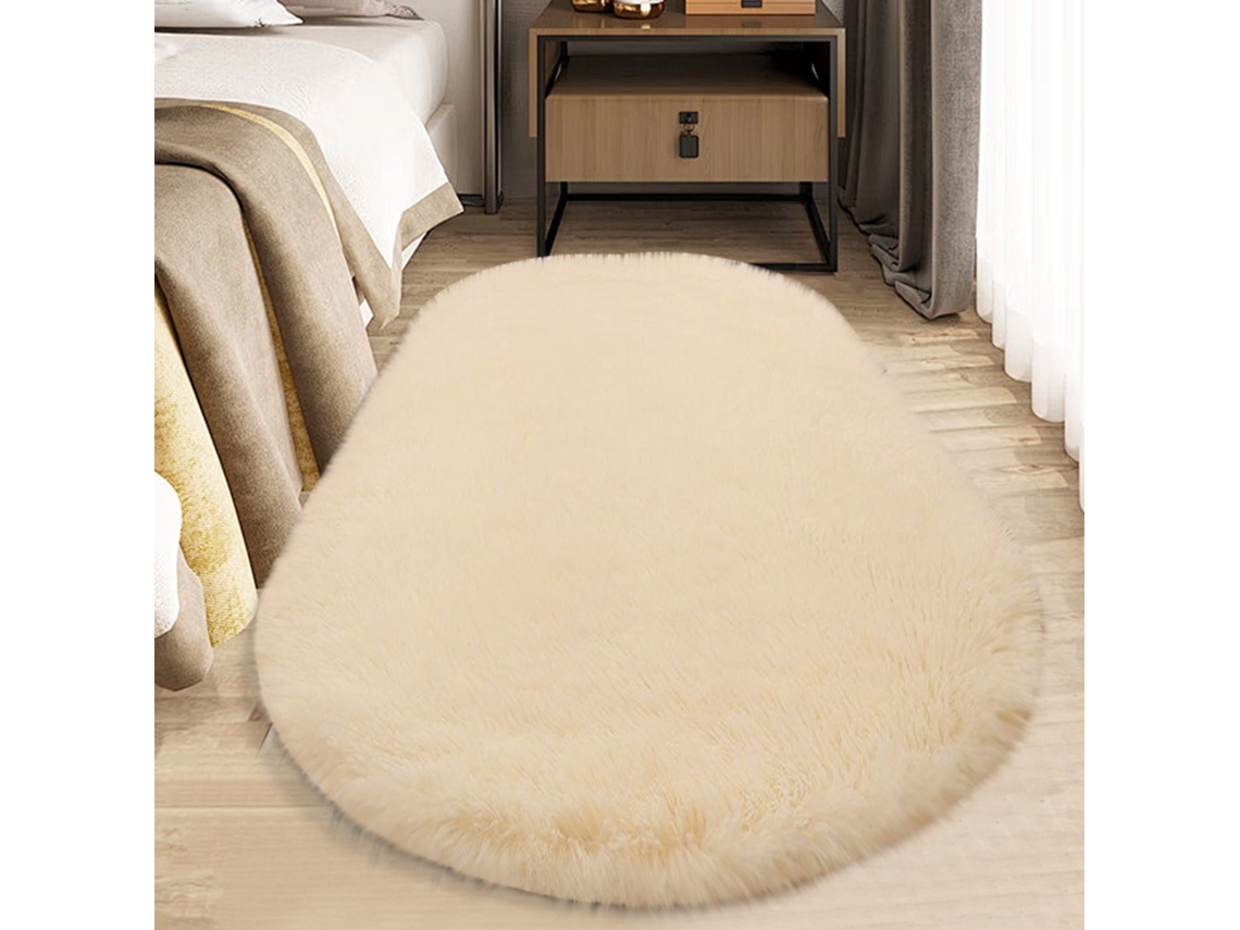Tapete Oval De Seda Para O Quarto