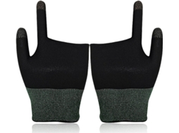 Lurelia Luvas Gaming Para Ecrã Tátil Fibra De Prata, Abs, Respirável, Sensível Ao Toque, Condutor, Para Gaming Móvel E Ecrãs Táteis