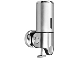 Dispensador de sabonete manual de parede, 500ml, plástico resistente para cozinha, hotel, shampoo e condicionador.